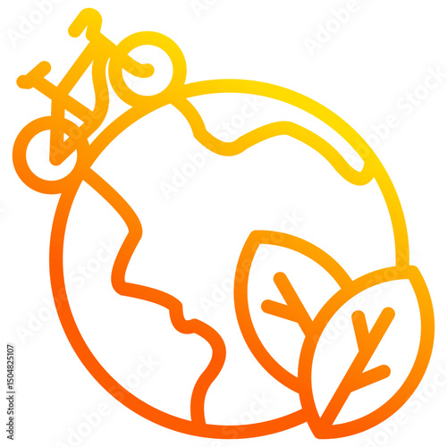 Eco Friendly Travel Icon