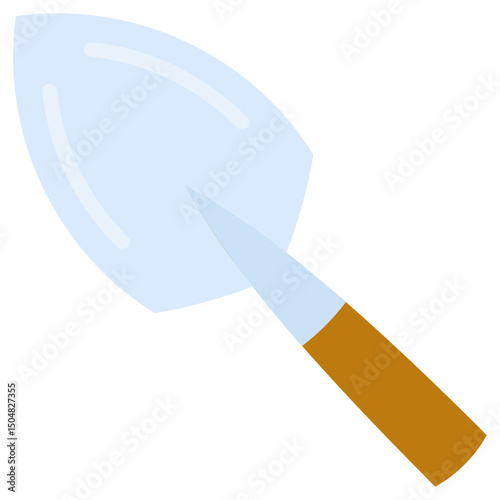 Trowel Icon, Flat Design Style Icon Symbol, Farming Element Icon