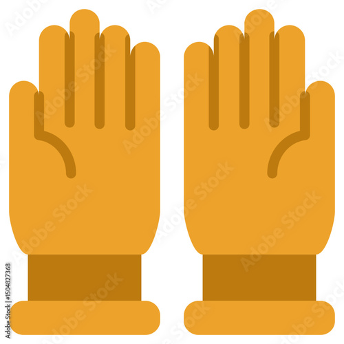 Farming Glove Icon, Flat Design Style Icon Symbol, Farming Element Icon