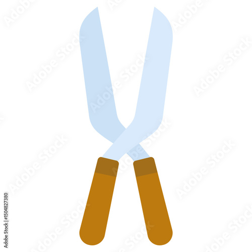 Trimmer Icon, Flat Design Style Icon Symbol, Farming Element Icon
