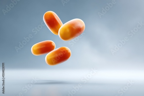 Highly magnified 3D visualization of Salmonella enterica a type of bacteria that can cause foodborne illnesses and diarrheal diseases