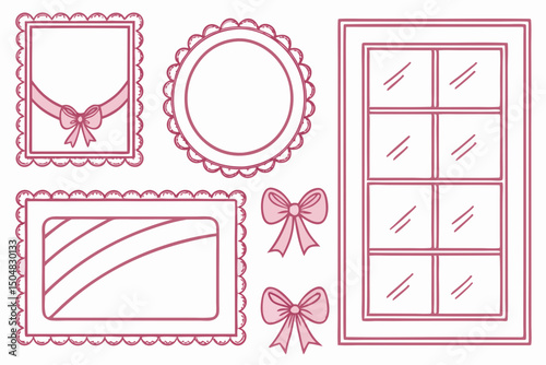 set of vintage frames