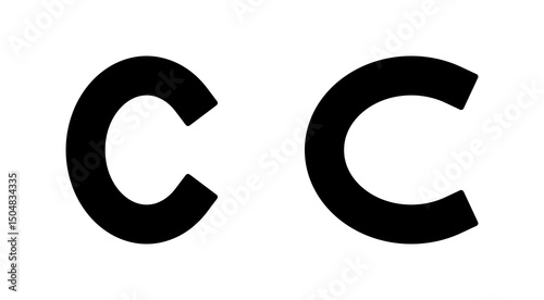 Copyright icon vector. copyright sign and symbol