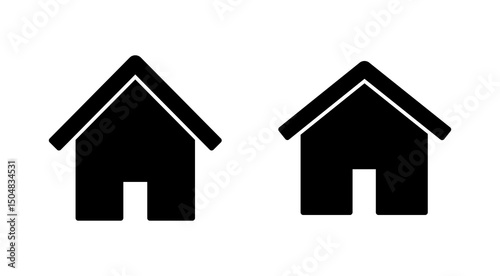 House icon vector. Home sign and symbol