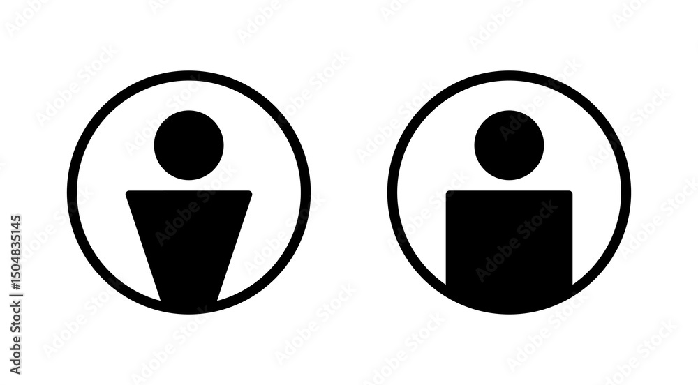 User icon vector. person sign and symbol. people icon. User icon vector. person sign and symbol. people icon.