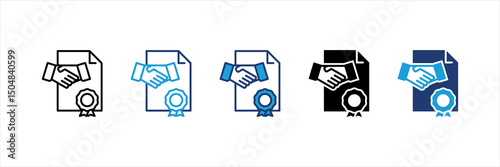 Commitment Multi Style Icon Set