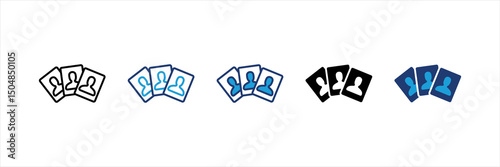 Candidates Multi Style Icon Set