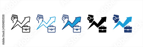 Motivation Multi Style Icon Set