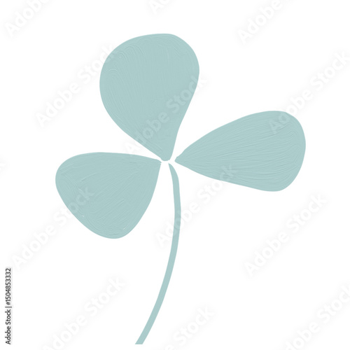 Three leaf clover isolated, trasnparent png