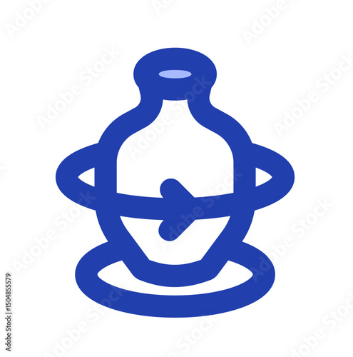 spin earthen jar