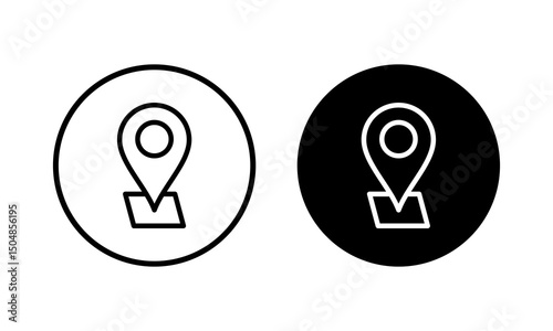 Address icon vector illustration. home location sign and symbol. pinpoint