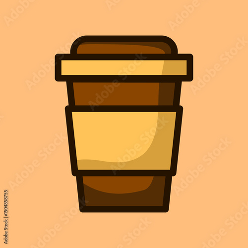 vector illustration of a coffee cup