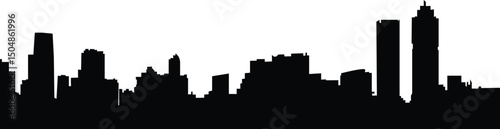 silhouette of city