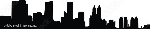 city silhouette vector