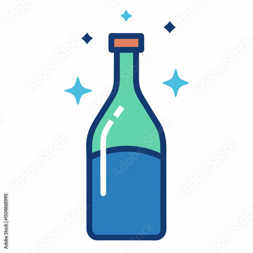 Sparkling-bottle-icon  