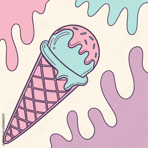 Cotton Candy Melt – Sweet Soft Abstract