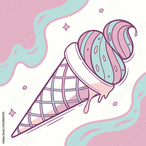 Cotton Candy Melt – Sweet Soft Abstract