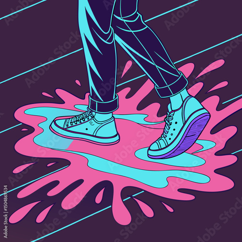  Neon Rush – Cyberpunk Liquid Energy