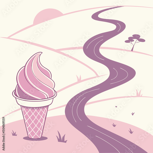 Pastel Dream Flow – 3D Liquid Swirl Wallpaper