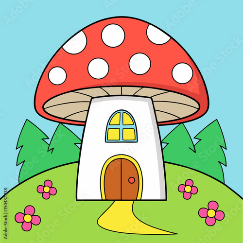 Mushroom house