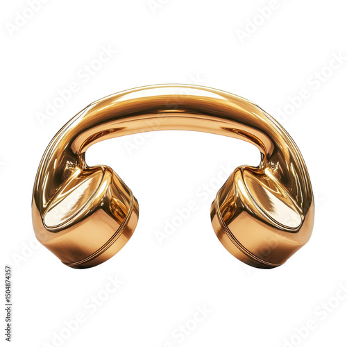 An elegant arc of radiant gold beckons suggesting connection legacy and on transparent background