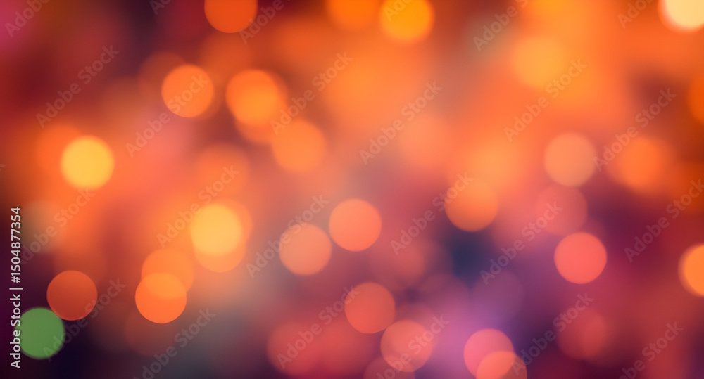 Fototapeta premium Blured Lights Abstract Background For Festive Atmosphere Or Celebration