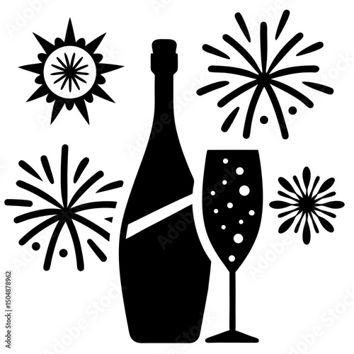 Champagne-fireworks-icon   