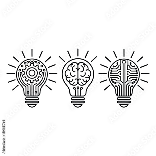 Illustrating the future a trio of innovative ideas merging technology cognition and design with