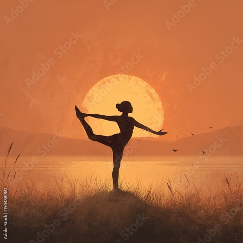 International yoga day celebration. High quality