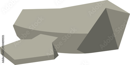 Grey Rocks Illustration