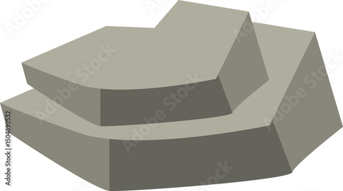 Grey Rocks Illustration