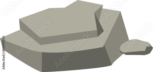 Grey Rocks Illustration
