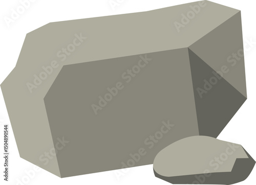 Grey Rocks Illustration