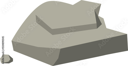 Grey Rocks Illustration