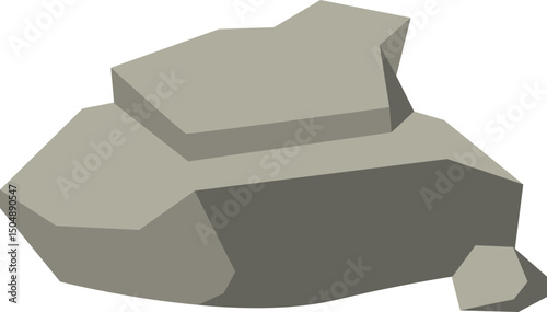 Grey Rocks Illustration