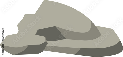 Grey Rocks Illustration