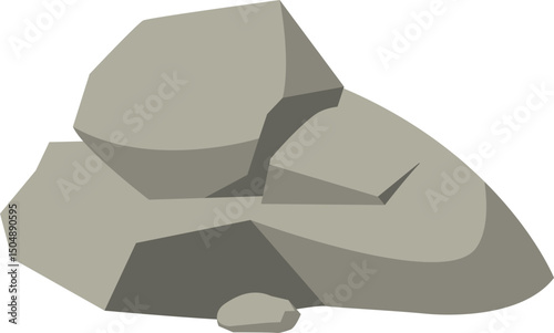 Grey Rocks Illustration