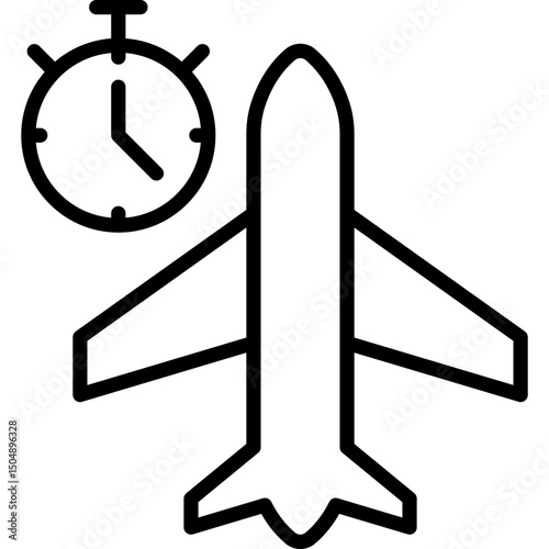 Flight Delay Icon