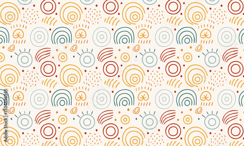 Colorful Amoeba and Blob Shapes Design