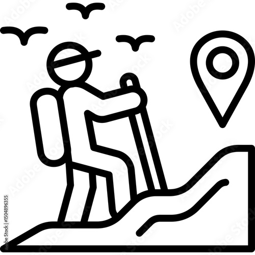 Hiking Icon