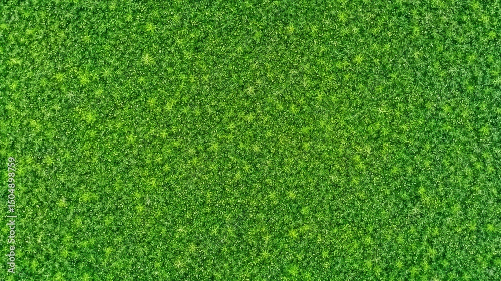 Fototapeta premium Vibrant green grass texture close-up view.