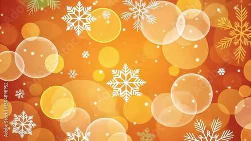 christmas background with snowflakes