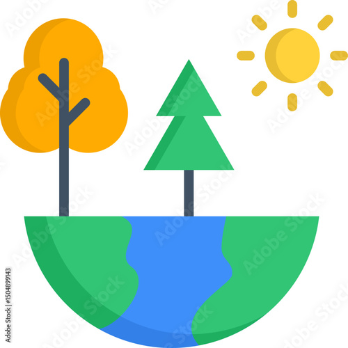 Eco Tourism Icon
