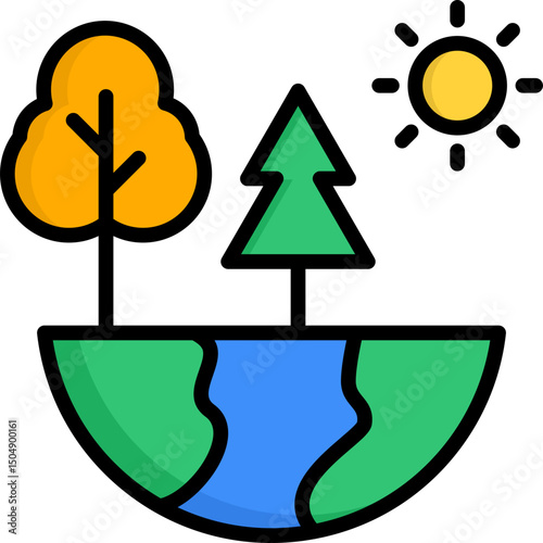 Eco Tourism Icon