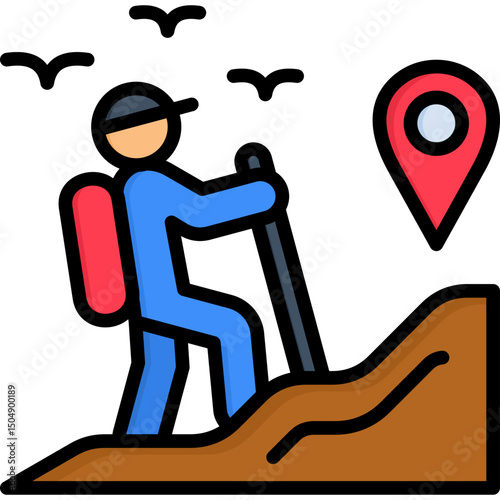 Hiking Icon