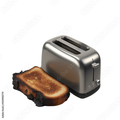 Vintage toaster artistry digital painting hyperrealistic environment movement concept