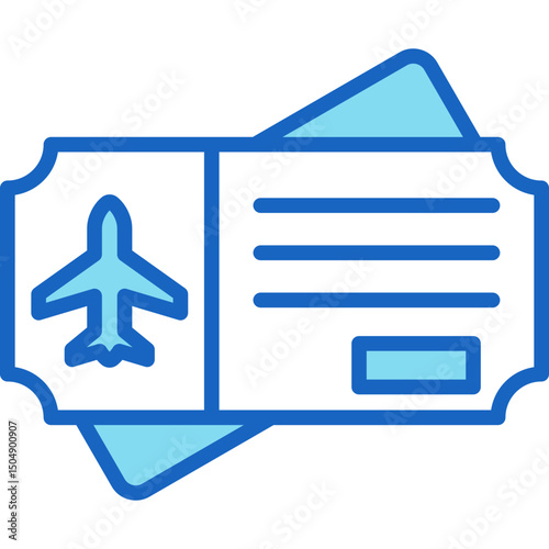 Airplane Ticket Icon