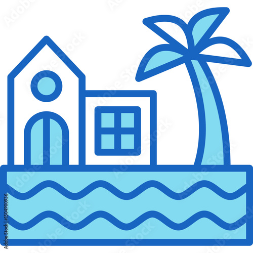 Beach Resort Icon