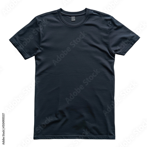 Fashion industry urban showcase of stylish black t-shirt with modern design