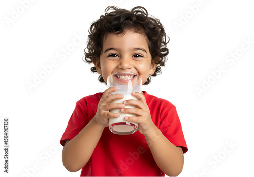 Happy Child Drinking Milk Benefits of Milk for Kids